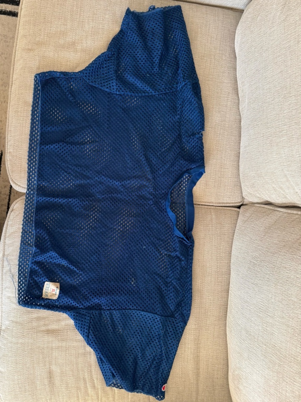 Champion Women's Navy Blue Mesh Jersey